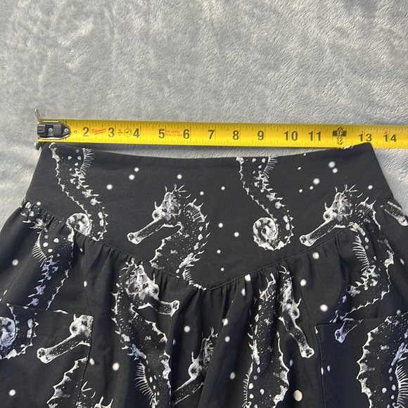 NWOT Blackmilk Seahorse Ghost Yoke Midi Skirt ~ LIMITED Black Size Small - Picture 7 of 12